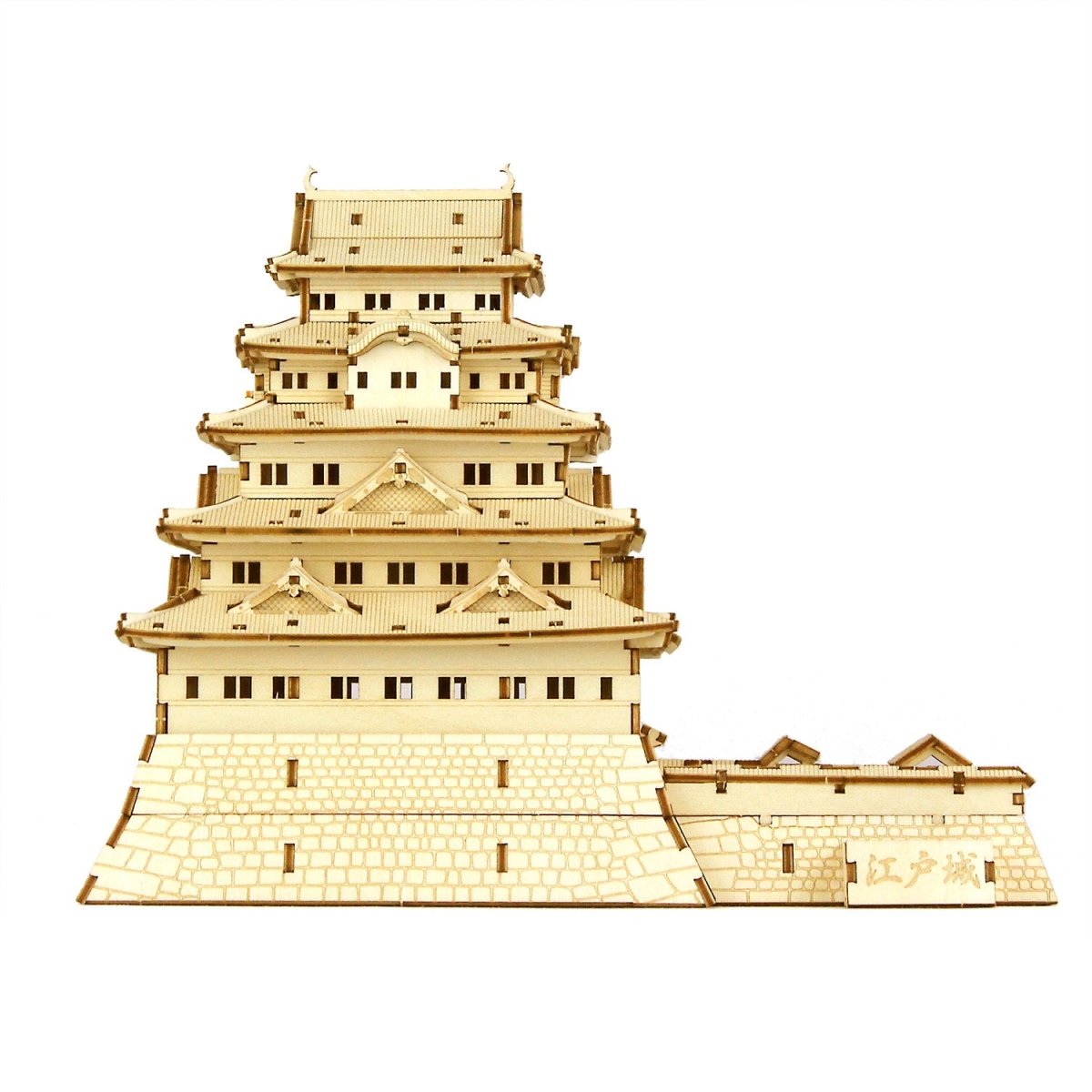 El Castillo de Edo - Rompecabezas 3D de Arte - Ala Japonesa