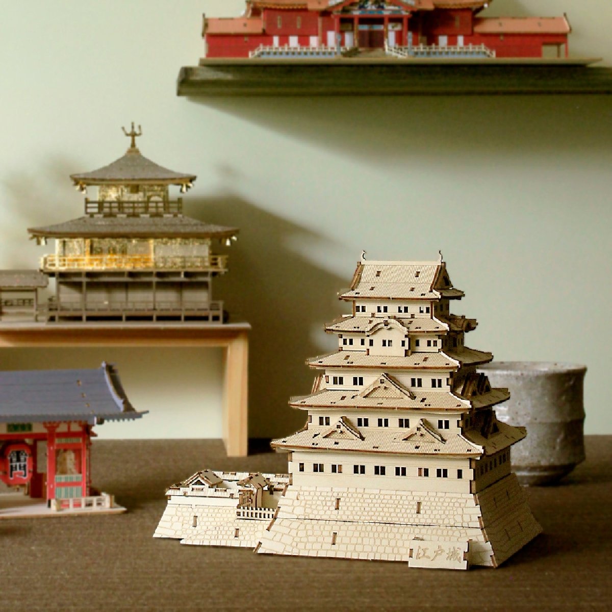 El Castillo de Edo - Rompecabezas 3D de Arte - Ala Japonesa