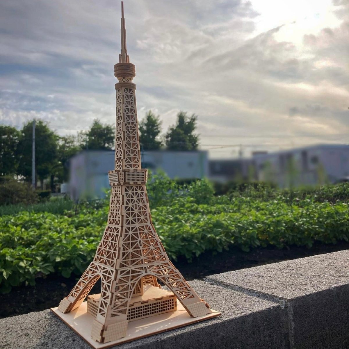 La Torre de Tokio - Rompecabezas 3D de Arte - Ala Japonesa