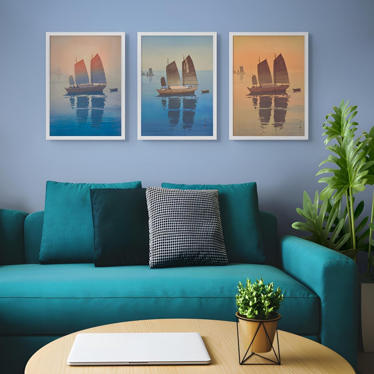 Póster de Arte - Conjunto Especial 'Barcos de Vela' - Ala Japonesa