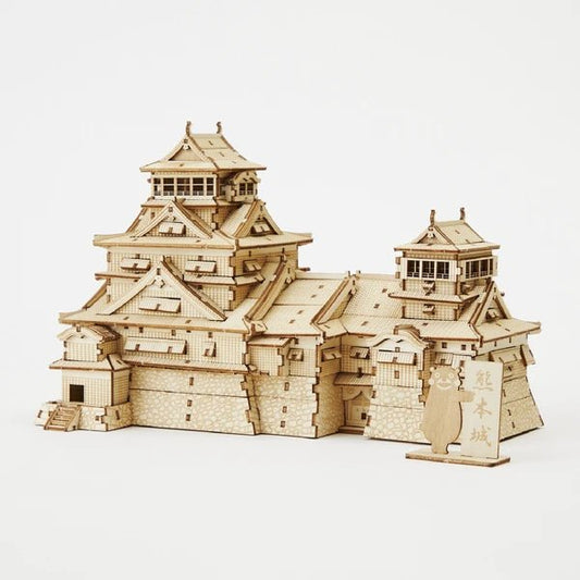 El Castillo de Kumamoto - Rompecabezas 3D de Arte - Ala Japonesa