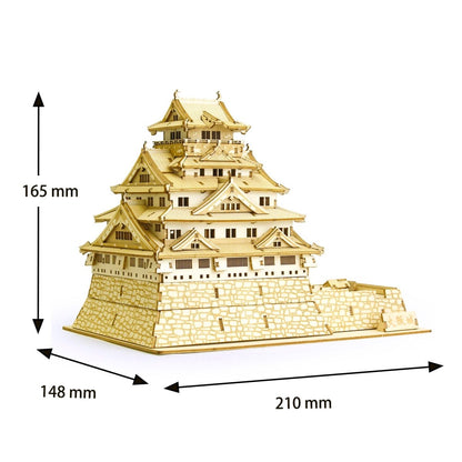 El Castillo de Osaka - Rompecabezas 3D de Arte - Ala Japonesa
