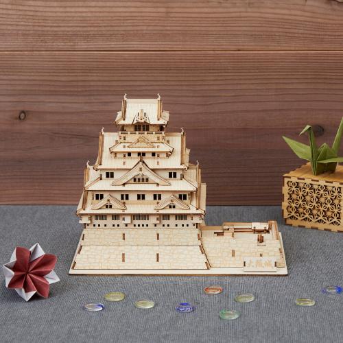 El Castillo de Osaka - Rompecabezas 3D de Arte - Ala Japonesa