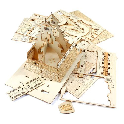 El Castillo de Osaka - Rompecabezas 3D de Arte - Ala Japonesa