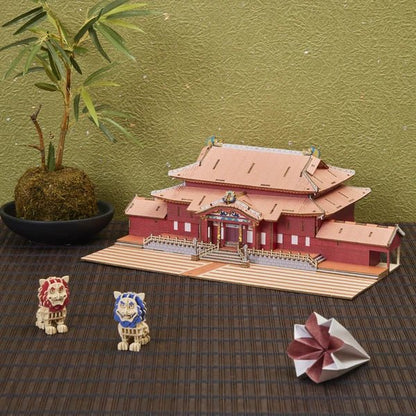 El Castillo de Shuri - Rompecabezas 3D de Arte - Ala Japonesa