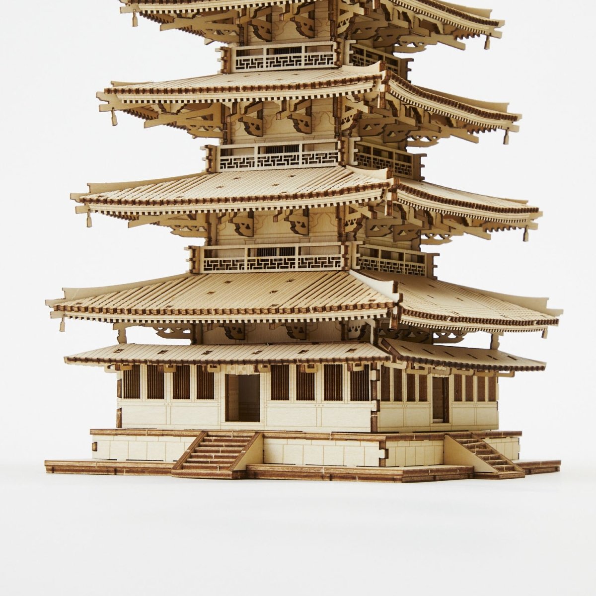 La pagoda de cinco pisos - Rompecabezas 3D de Arte - Ala Japonesa