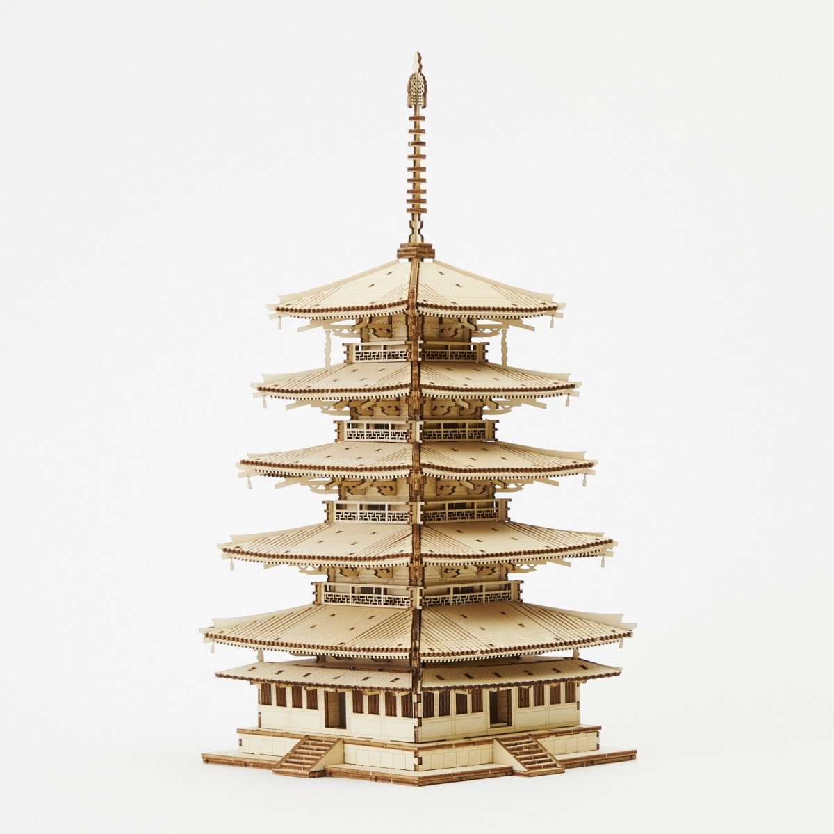 La pagoda de cinco pisos - Rompecabezas 3D de Arte - Ala Japonesa