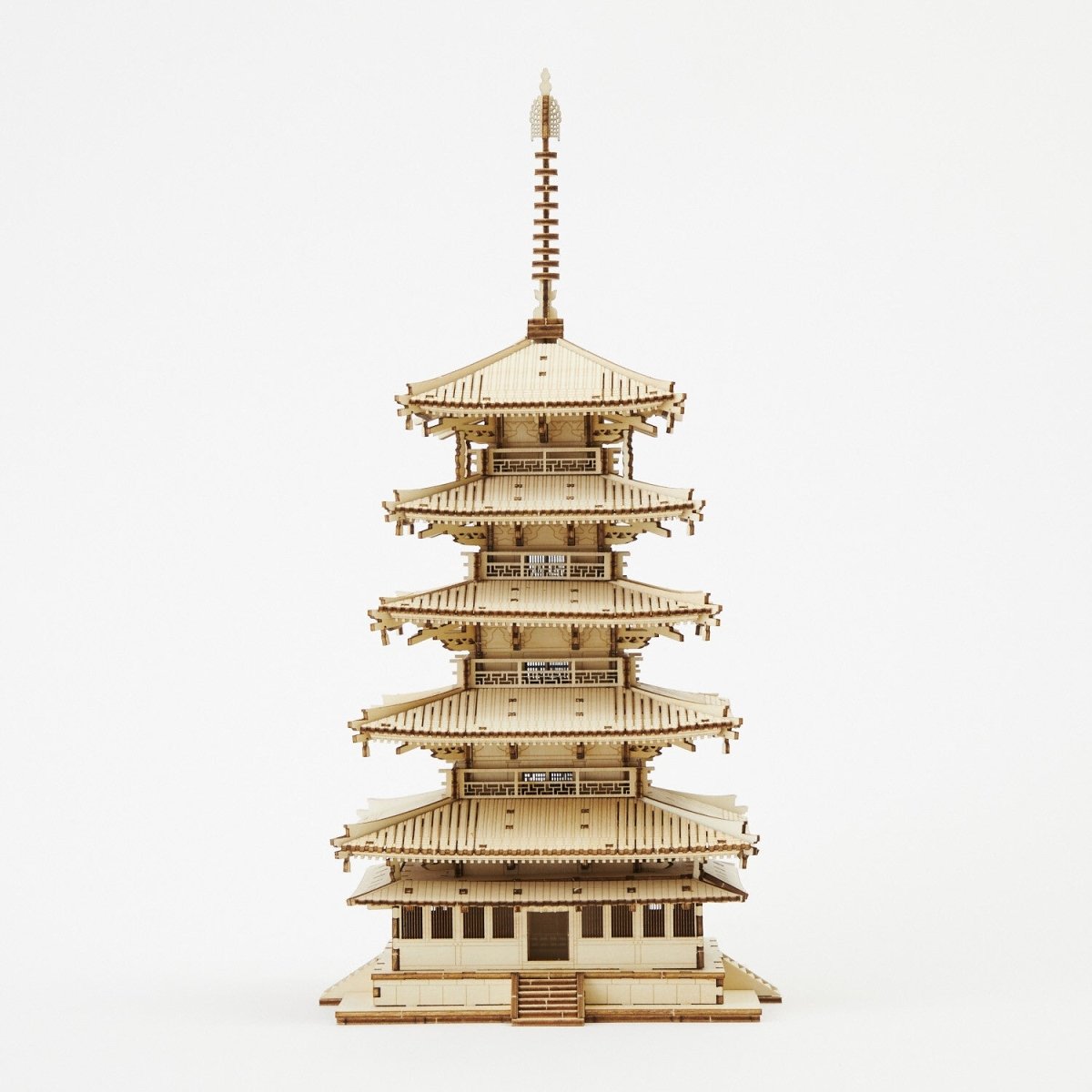 La pagoda de cinco pisos - Rompecabezas 3D de Arte - Ala Japonesa