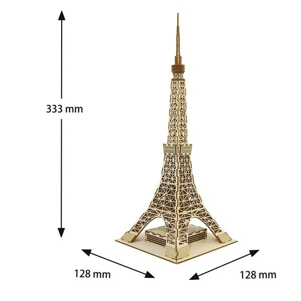 La Torre de Tokio - Rompecabezas 3D de Arte - Ala Japonesa