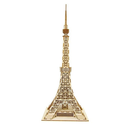 La Torre de Tokio - Rompecabezas 3D de Arte - Ala Japonesa